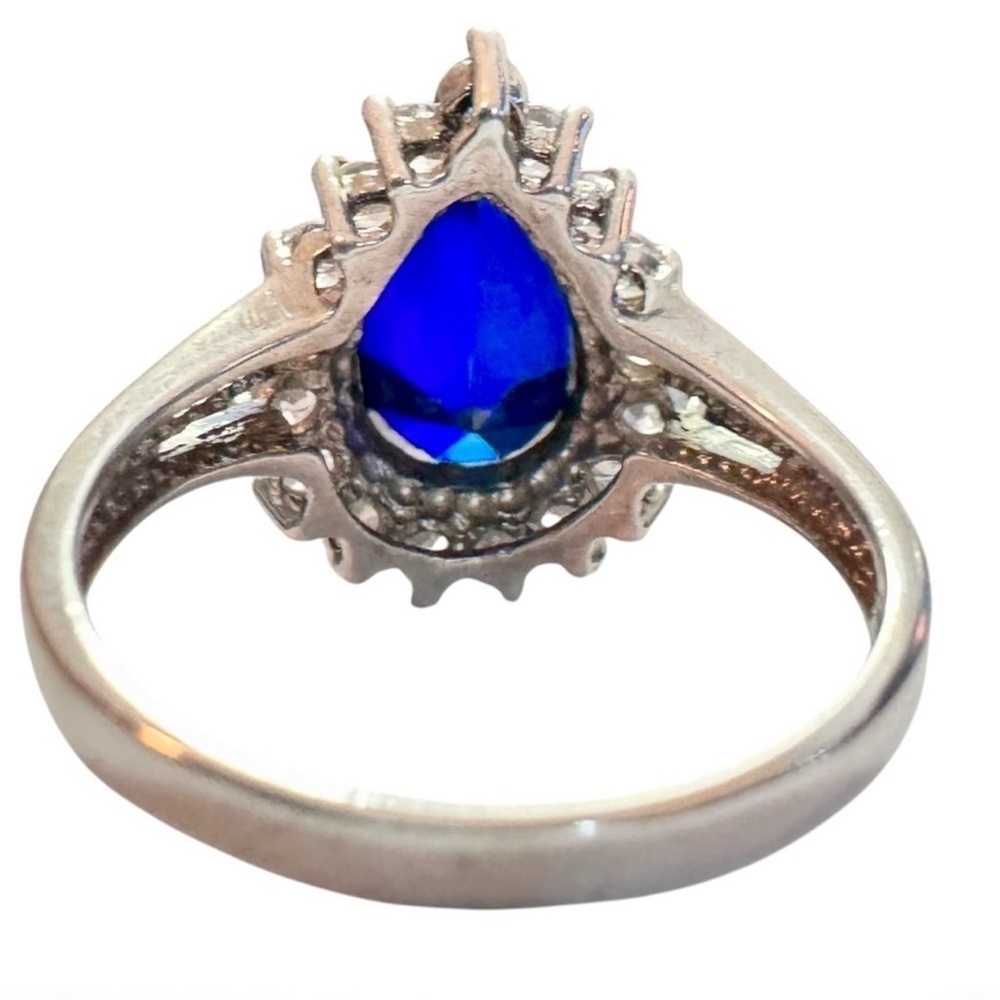 Ross-Simons Sapphire 925 Sterling Silver Ring (9.75/6g) - Picture 5 of 11
